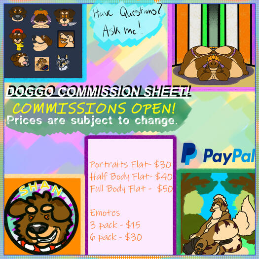 Ask me about commissions you can reach me via my links above!